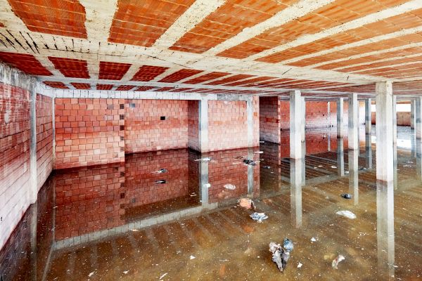 Basement Flood Remediation in Lilburn